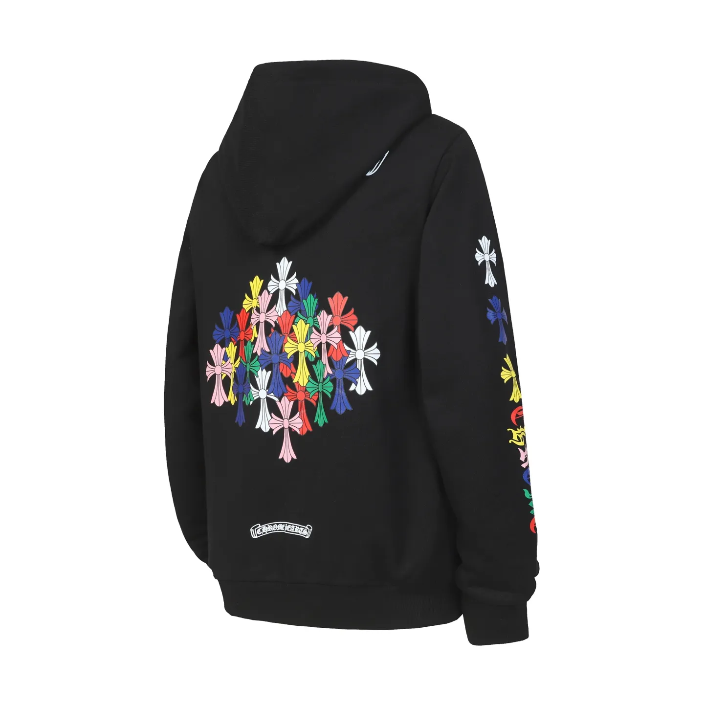 P240 Cross-border model, please do not place an order if you are pursuing quality -Chrome Hearts/Chrome Hearts Colorful🌈Horseshoe Sanskrit printed hooded sweatshirt -High weight, high density and high quality. The wool is soft, delicate and skin-friendly. It feels soft and silky. It has excellent warmth and skin-friendly properties. -Size: S M L XL